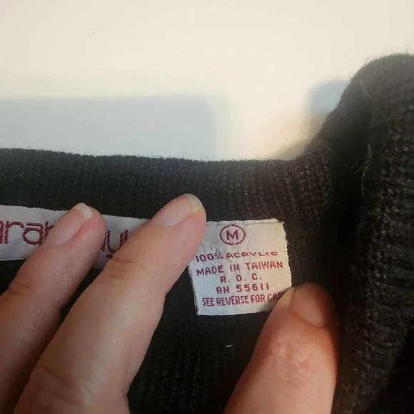 Vintage Sarah Taylor 90's Tunic Sweater, Abstract Floral - Medium - Picture 3 of 6